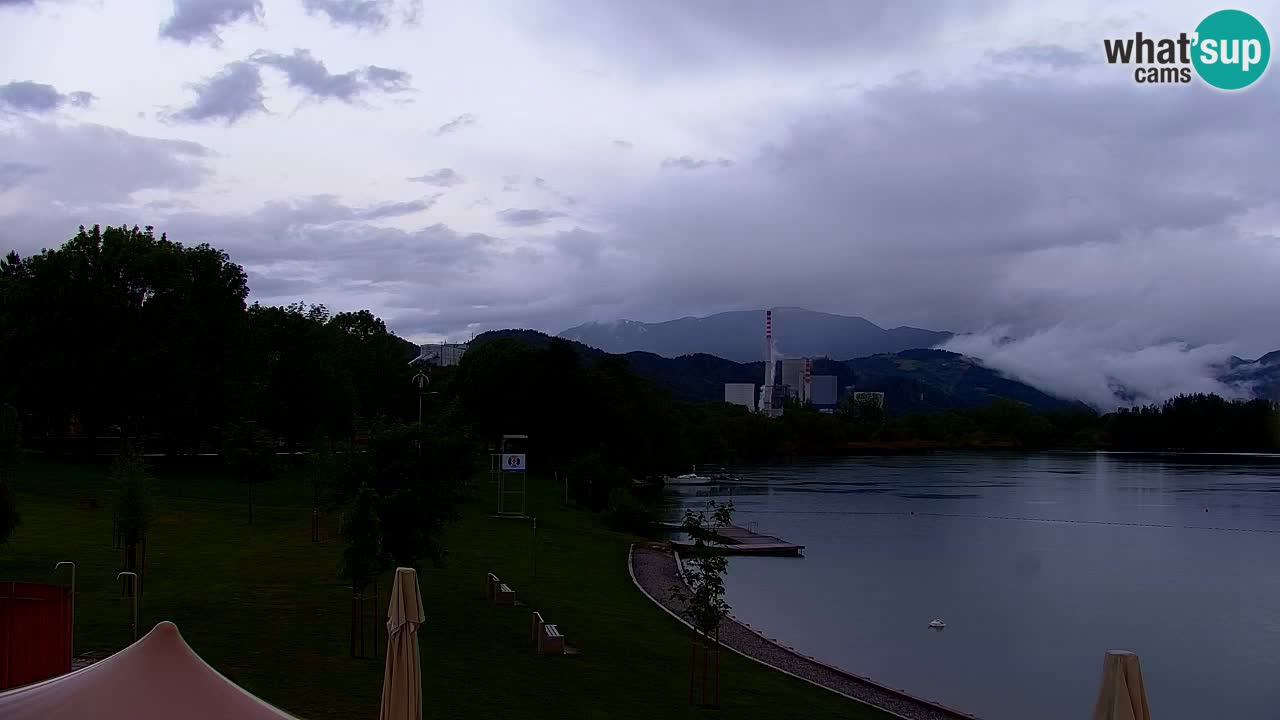 Webcam lago Velenje – Vista en directo desde Velenje Beach