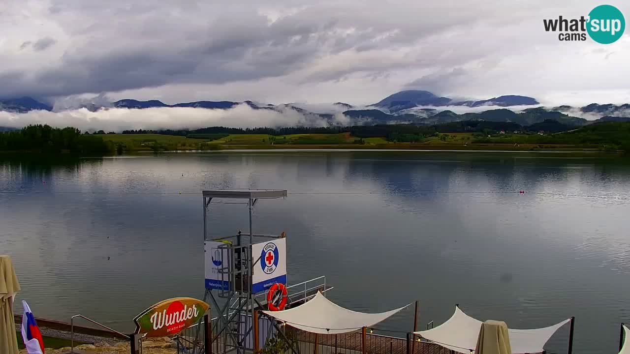 Webcam lac de Velenje – Vue en direct depuis Velenje Beach