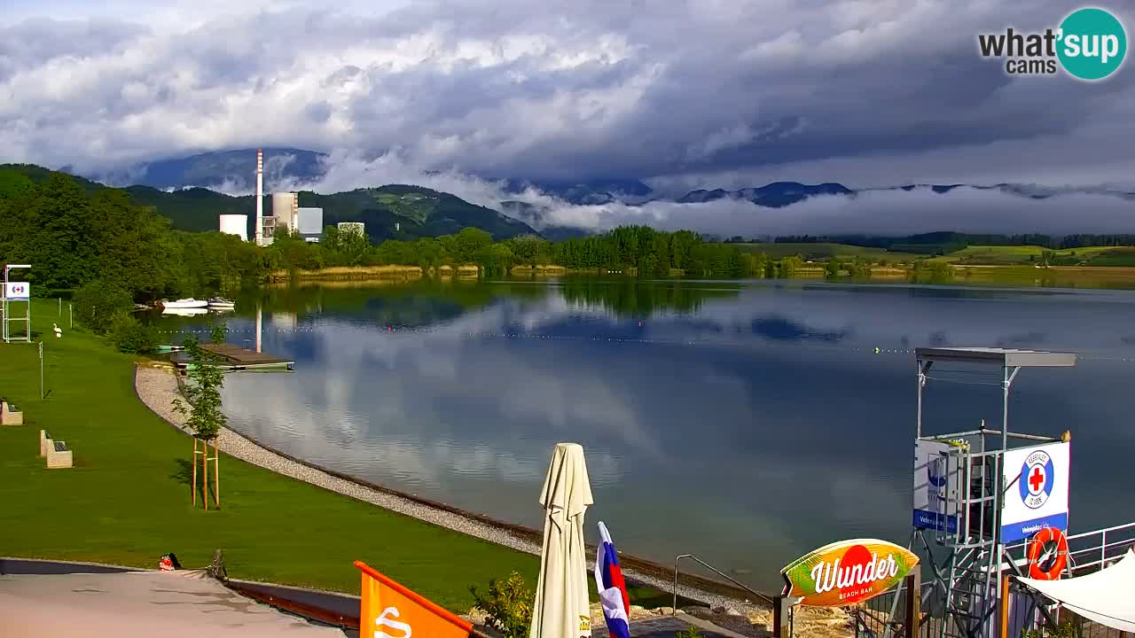 Web kamera Velenjsko jezero – Plaža Velenje uživo