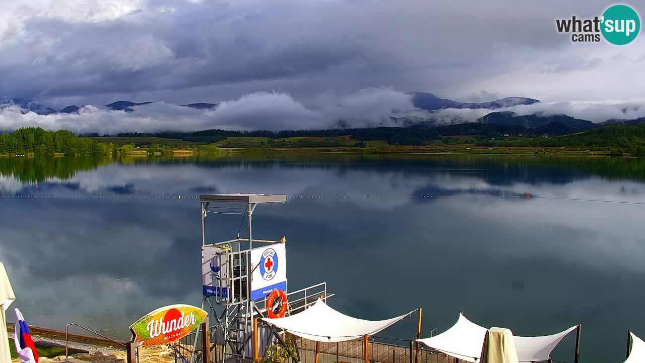 Web kamera Velenjsko jezero – Plaža Velenje uživo