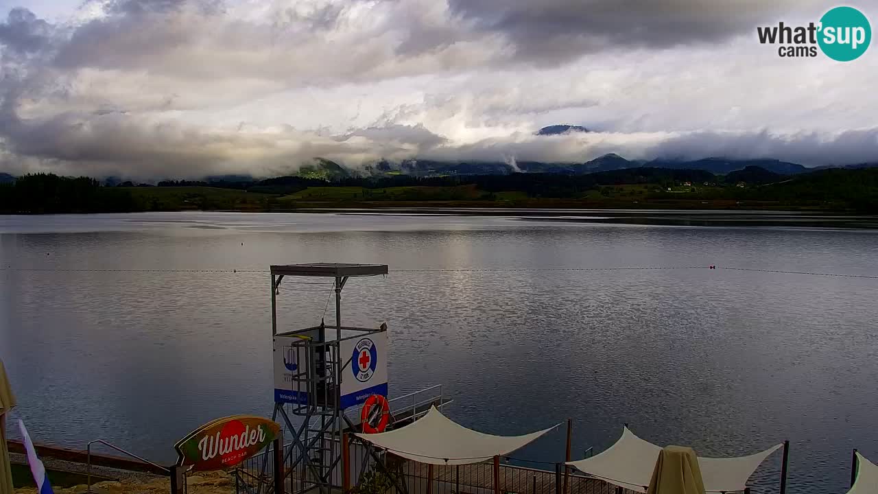 Webcam lac de Velenje – Vue en direct depuis Velenje Beach