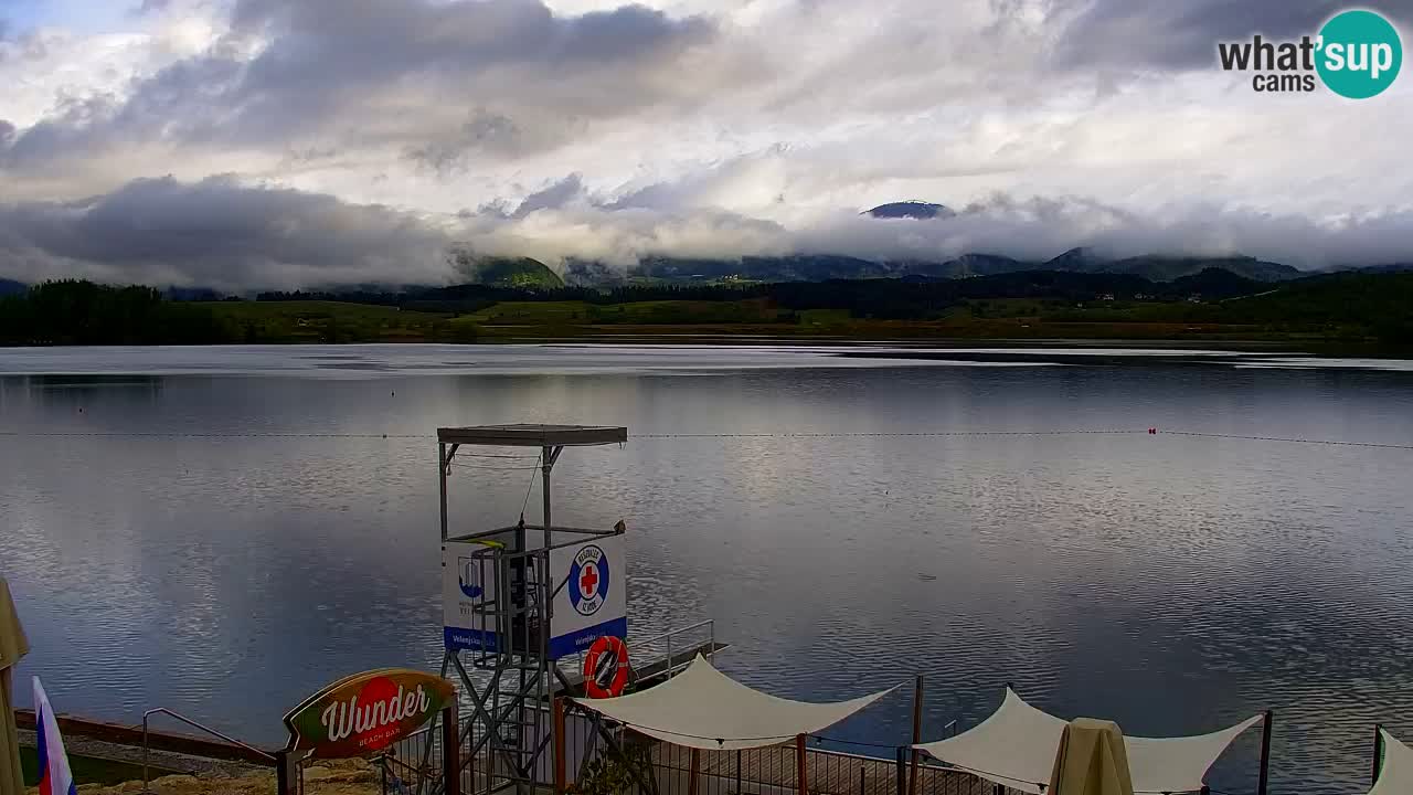 Webcam Lago di Velenje – Spiaggia di Velenje in diretta