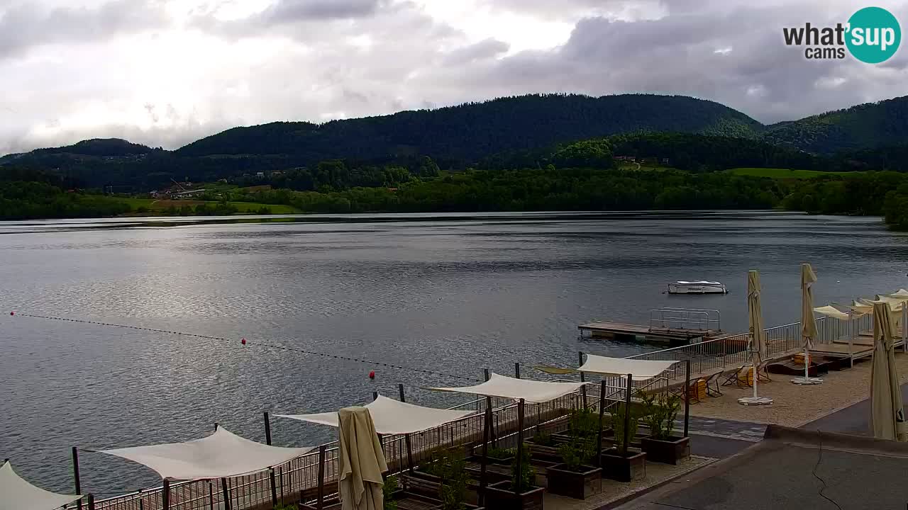 Webcam lago Velenje – Vista en directo desde Velenje Beach