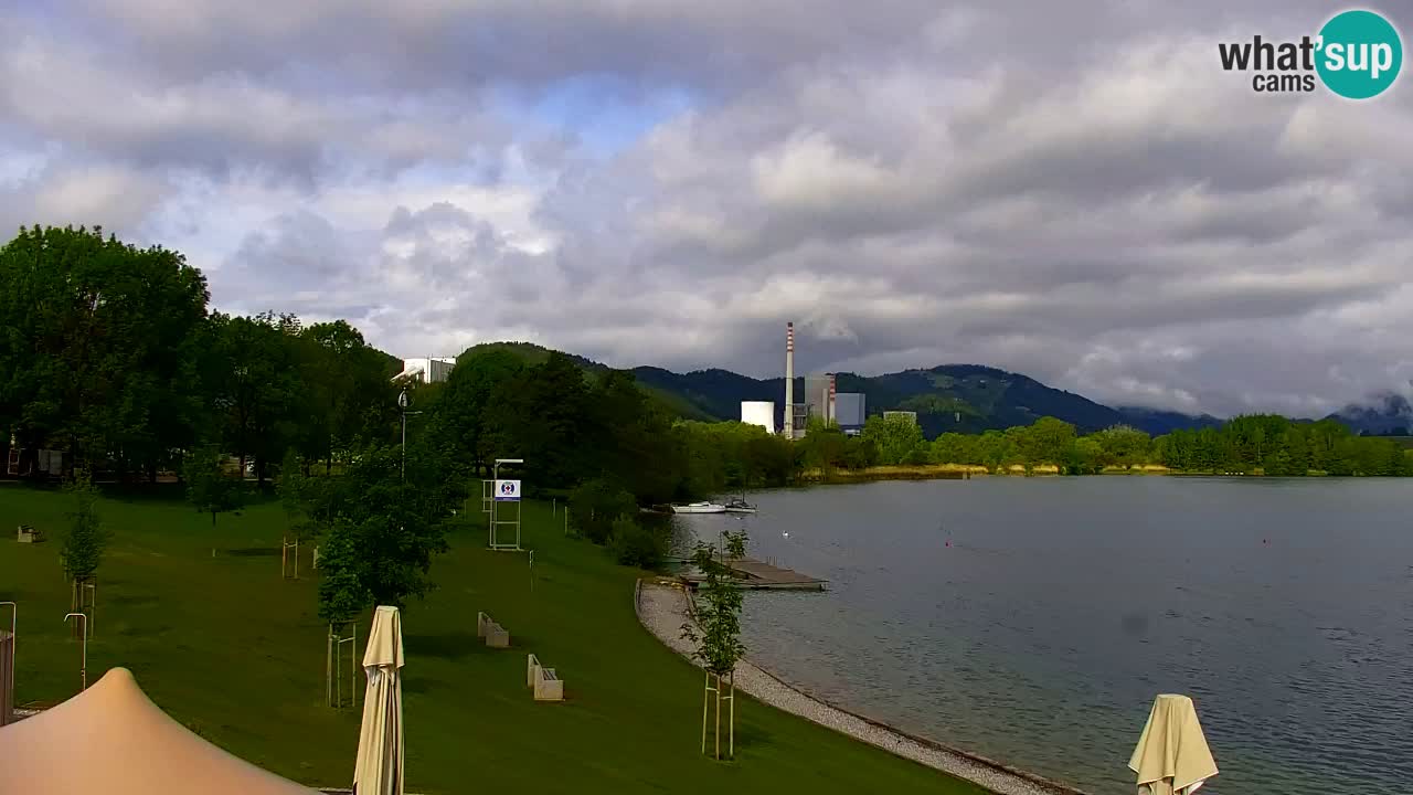 Webcam Lago di Velenje – Spiaggia di Velenje in diretta