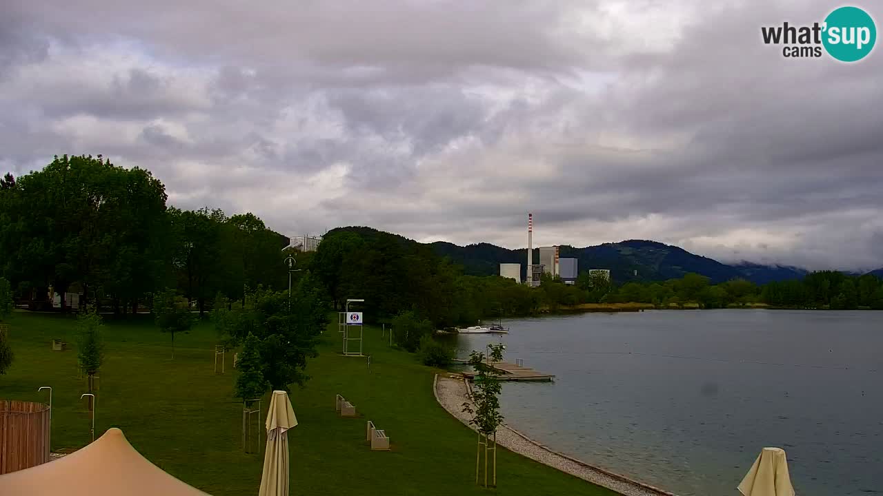 Webcam lago Velenje – Vista en directo desde Velenje Beach