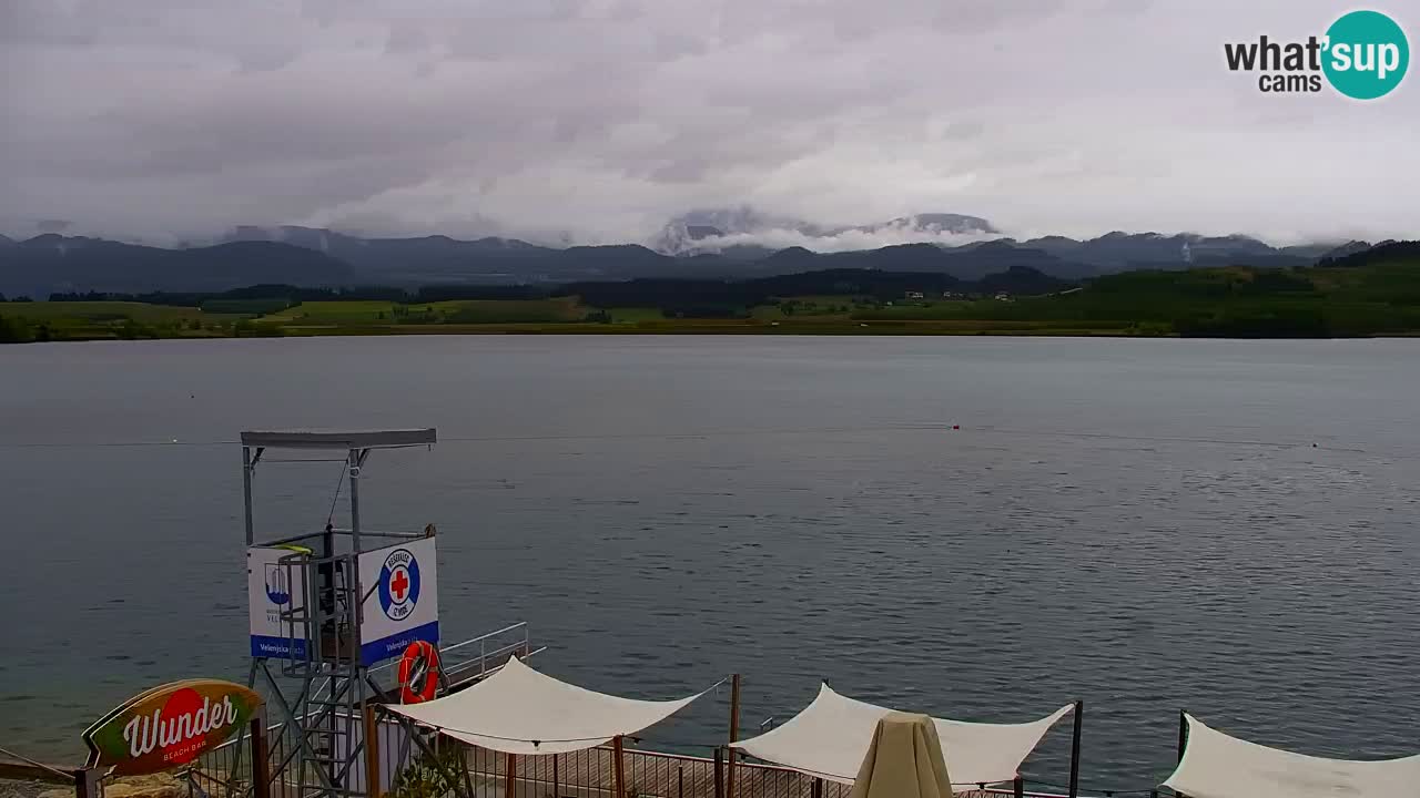 Webcam lac de Velenje – Vue en direct depuis Velenje Beach