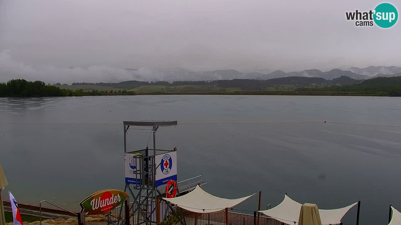 Webcam lago Velenje – Vista en directo desde Velenje Beach