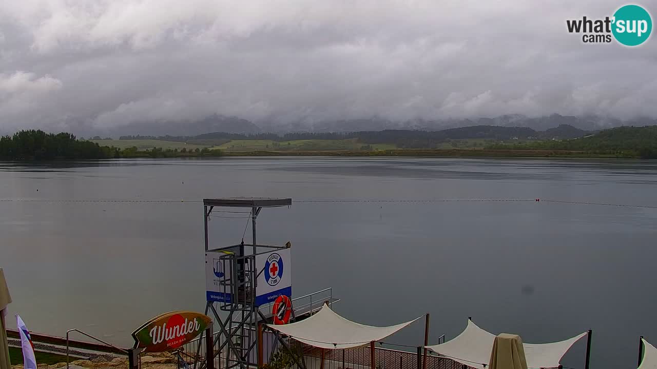 Webcam lago Velenje – Vista en directo desde Velenje Beach