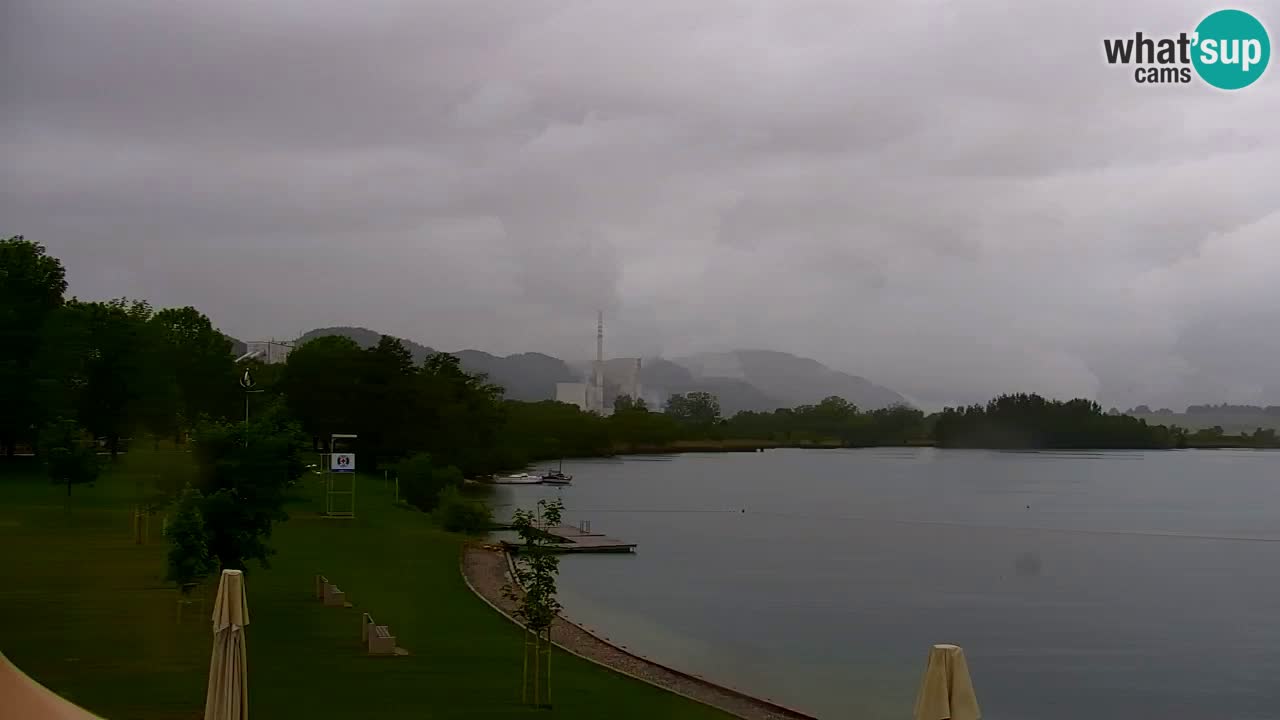 Webcam lac de Velenje – Vue en direct depuis Velenje Beach