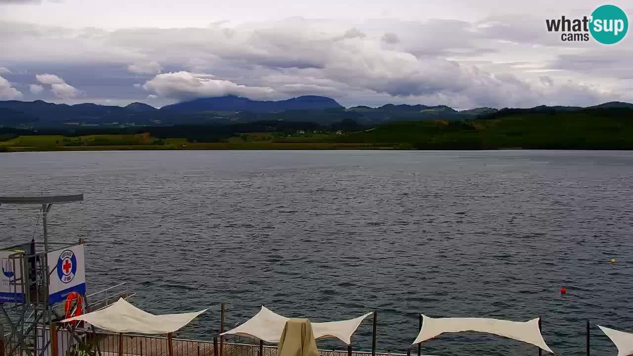 Webcam lac de Velenje – Vue en direct depuis Velenje Beach