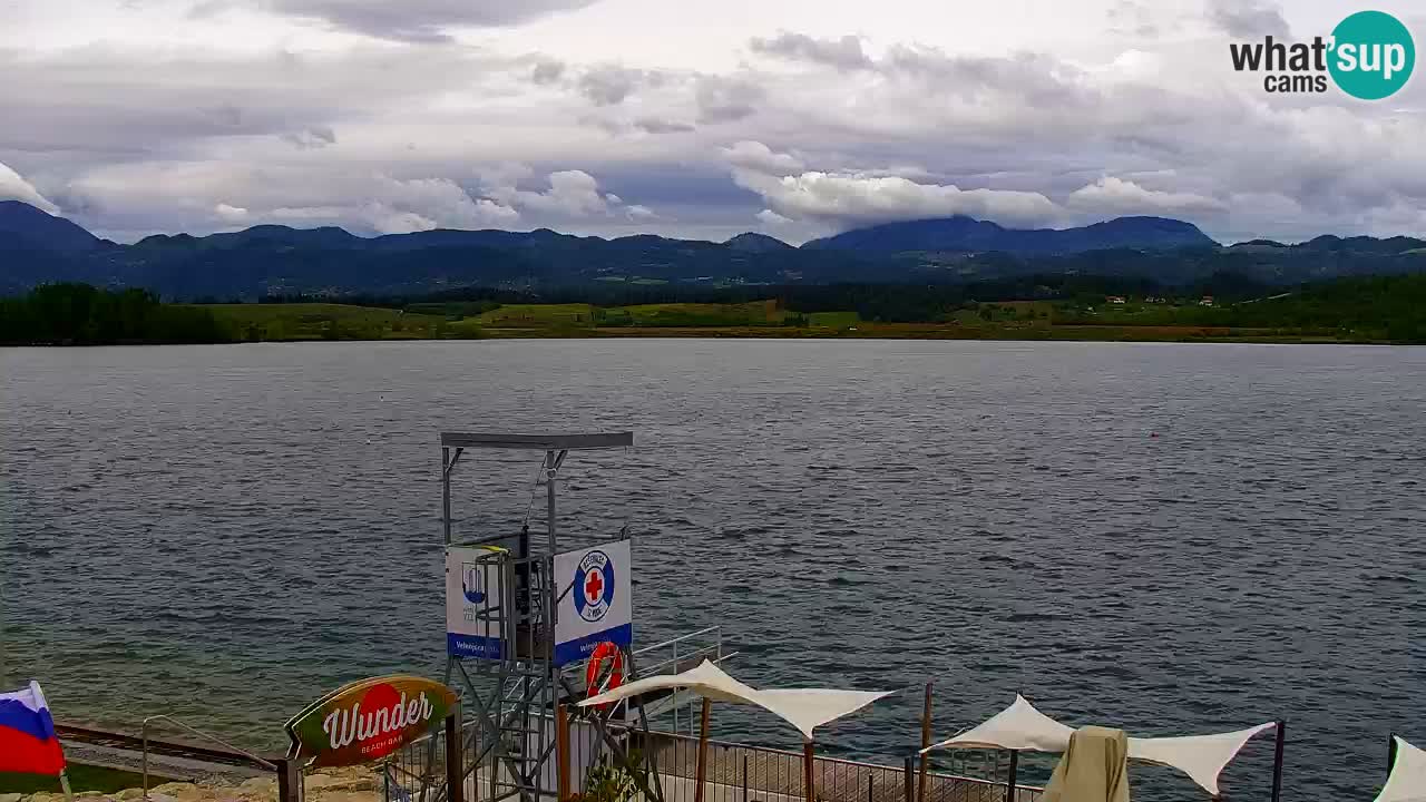 Webcam lac de Velenje – Vue en direct depuis Velenje Beach
