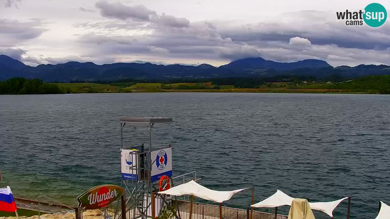 Webcam lac de Velenje – Vue en direct depuis Velenje Beach