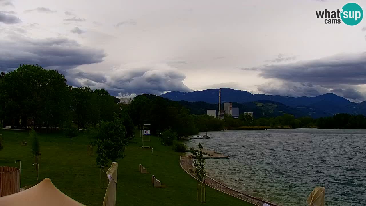 Webcam lac de Velenje – Vue en direct depuis Velenje Beach
