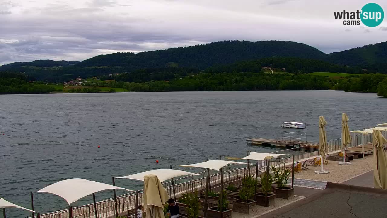 Webcam lago Velenje – Vista en directo desde Velenje Beach