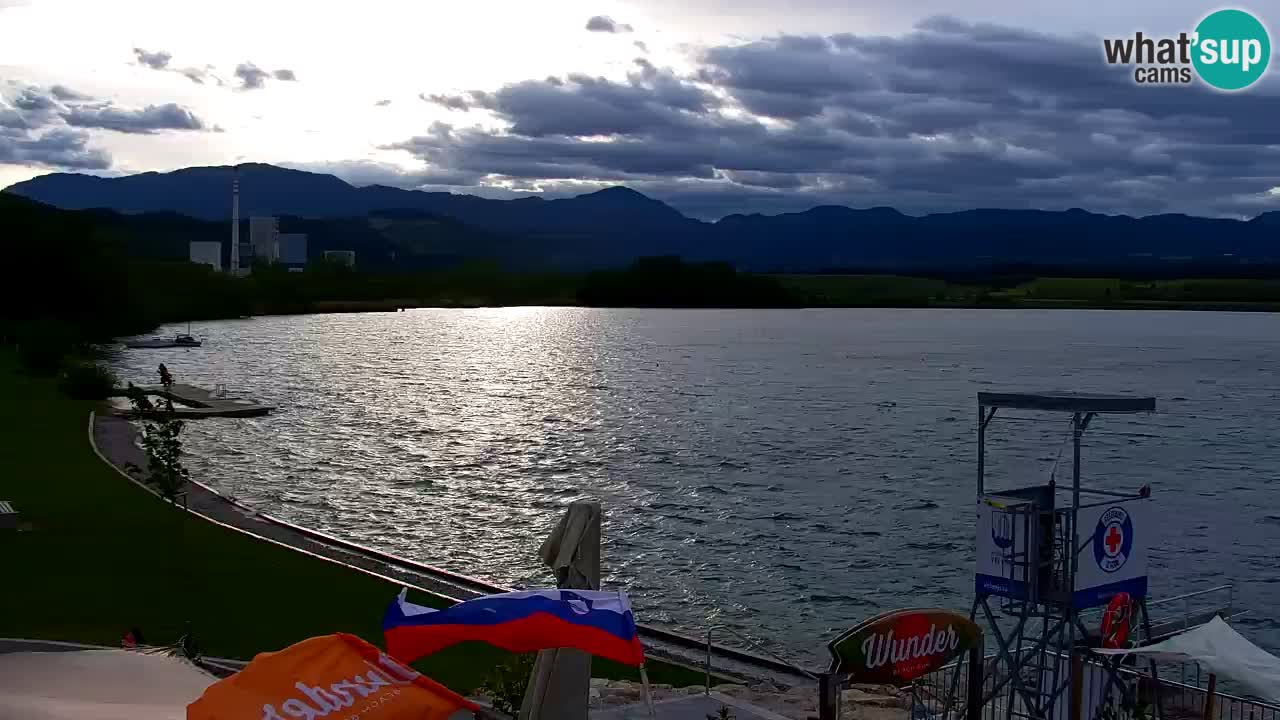 Webcam Lago di Velenje – Spiaggia di Velenje in diretta