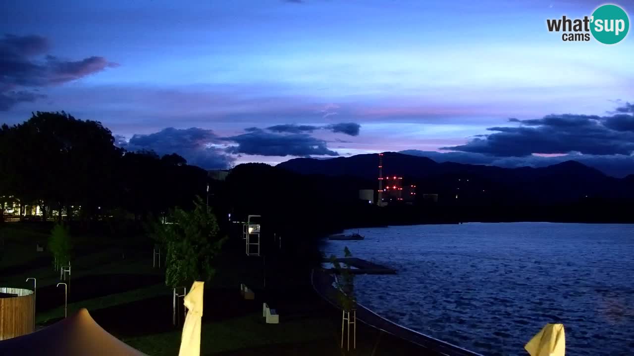 Web kamera Velenjsko jezero – Plaža Velenje uživo