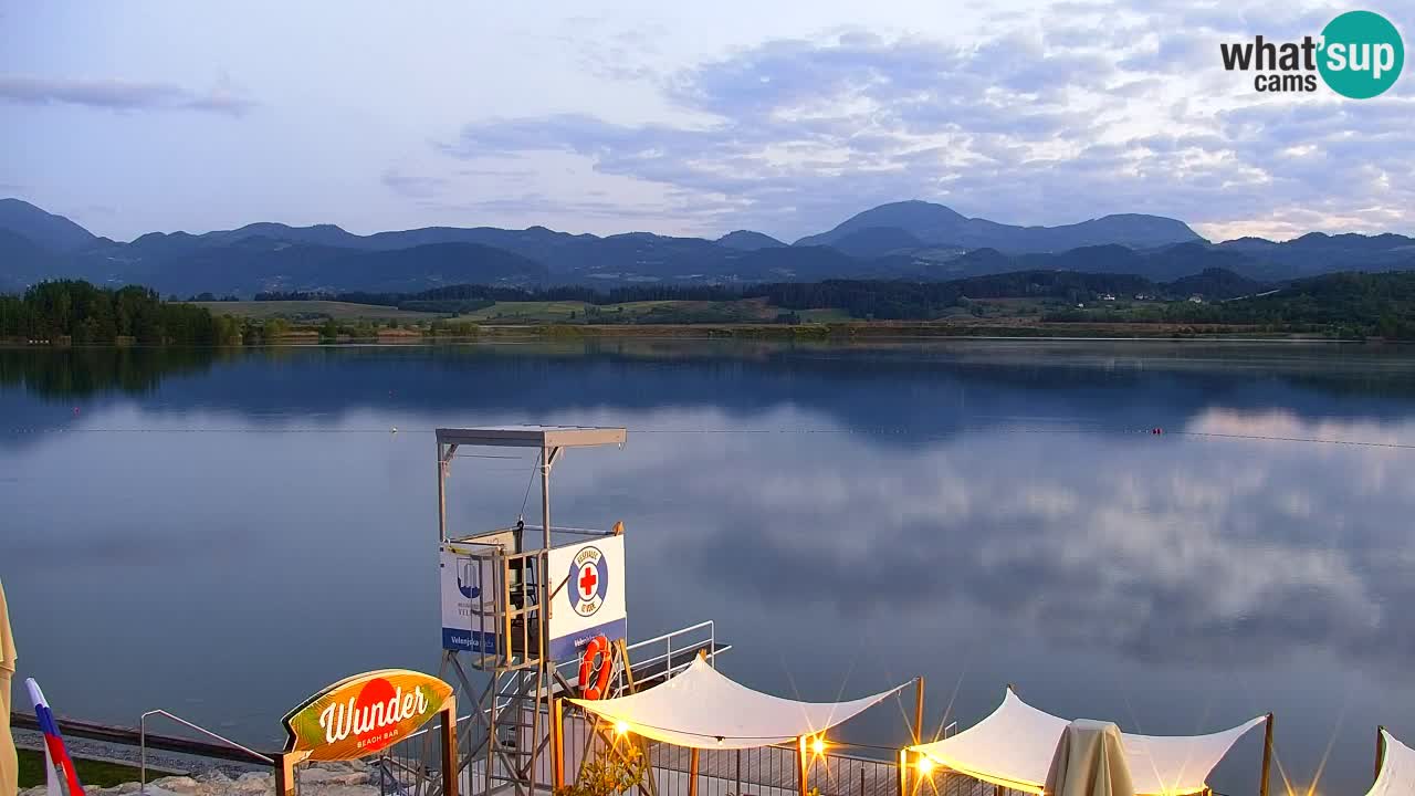 Webcam lago Velenje – Vista en directo desde Velenje Beach