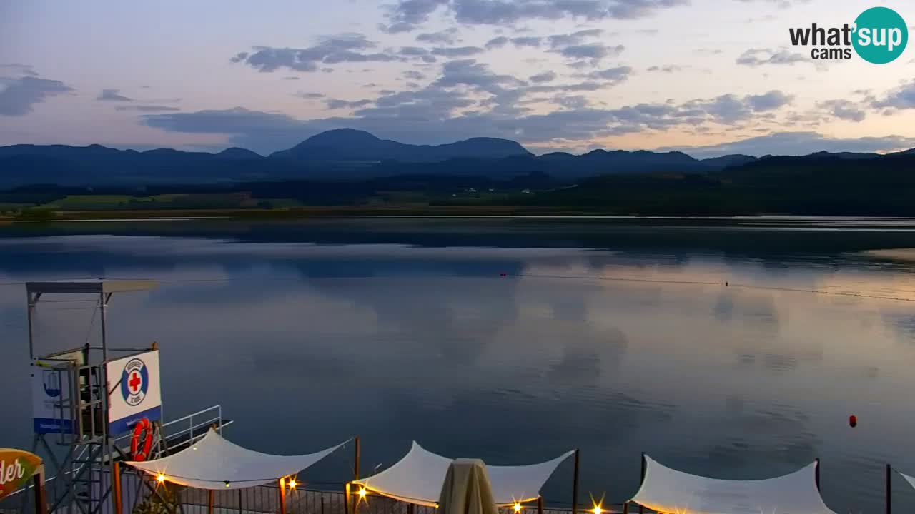 Webcam lago Velenje – Vista en directo desde Velenje Beach