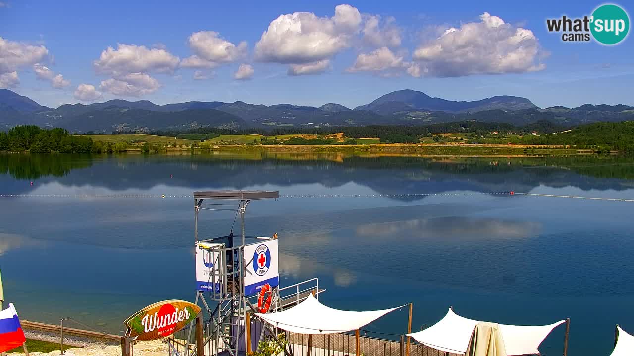 Webcam lac de Velenje – Vue en direct depuis Velenje Beach