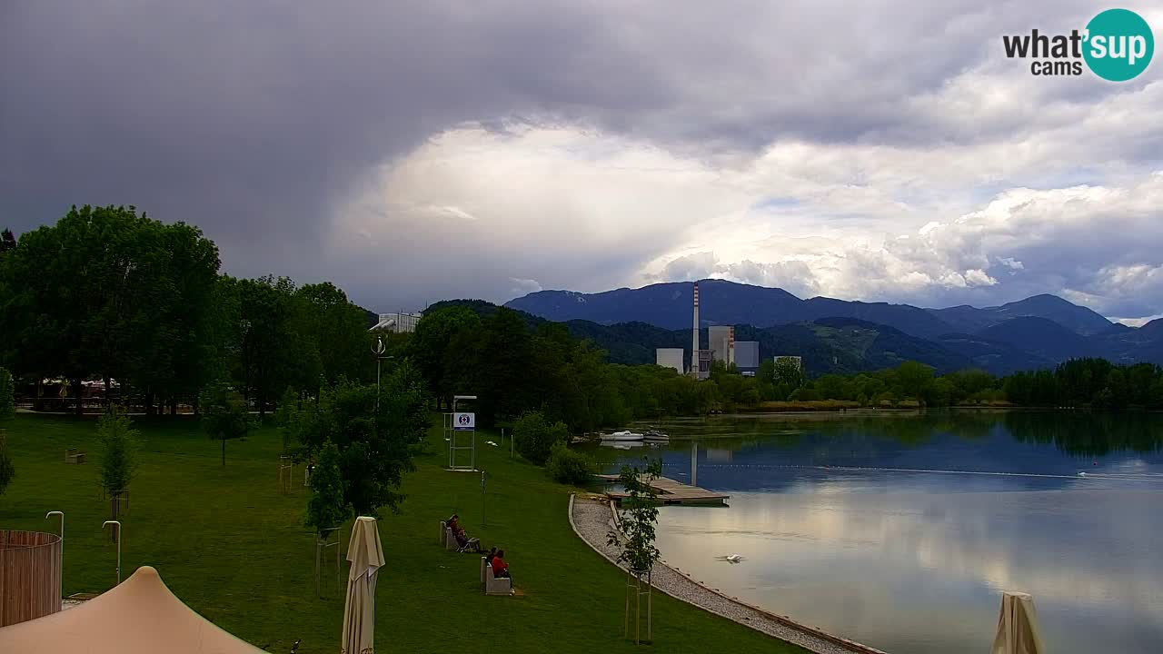Webcam Lago di Velenje – Spiaggia di Velenje in diretta