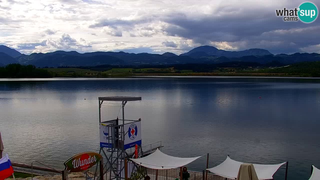 Webcam lac de Velenje – Vue en direct depuis Velenje Beach