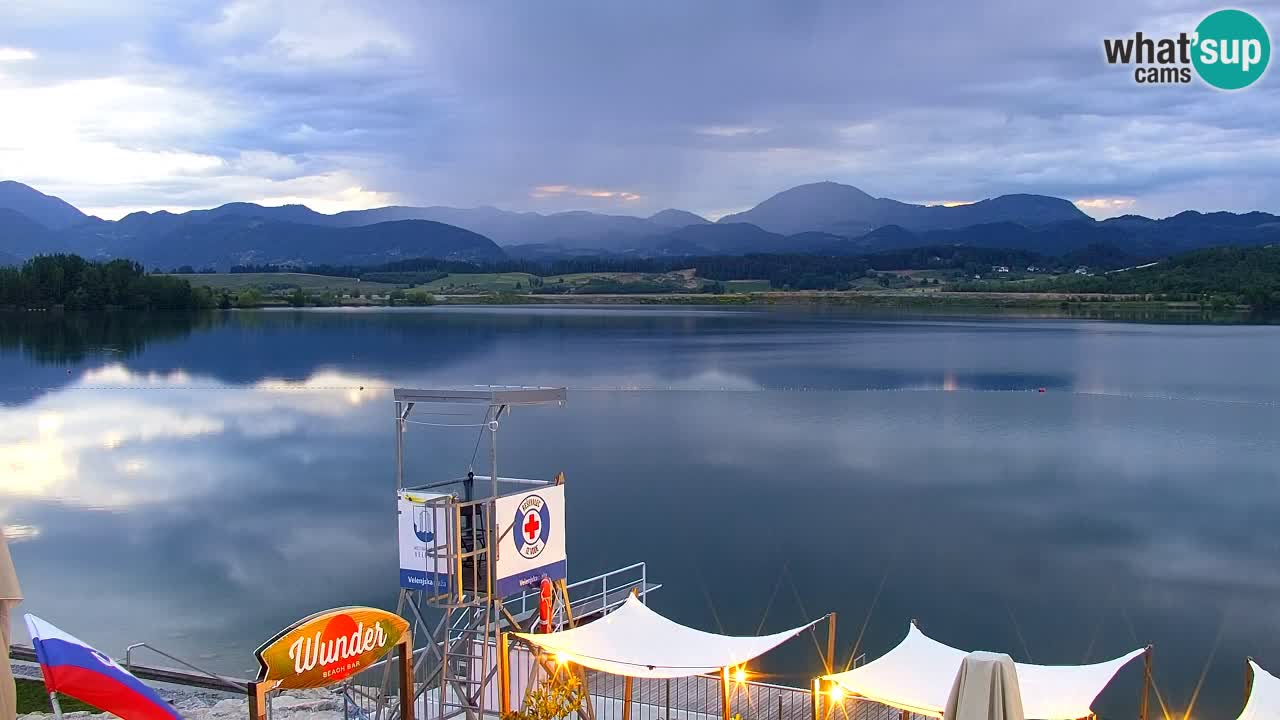 Webcam lago Velenje – Vista en directo desde Velenje Beach