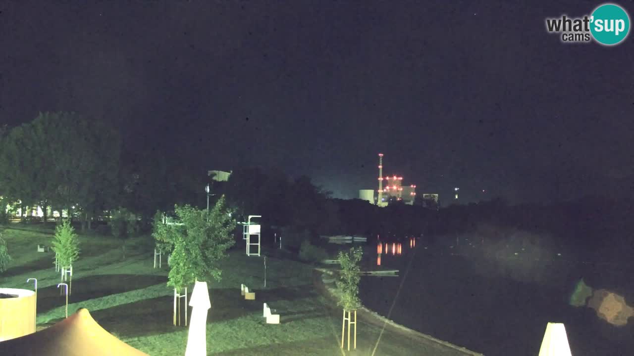 Webcam lago Velenje – Vista en directo desde Velenje Beach