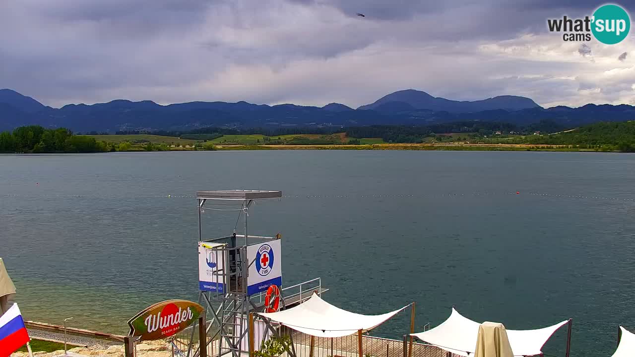 Web kamera Velenjsko jezero – Plaža Velenje uživo