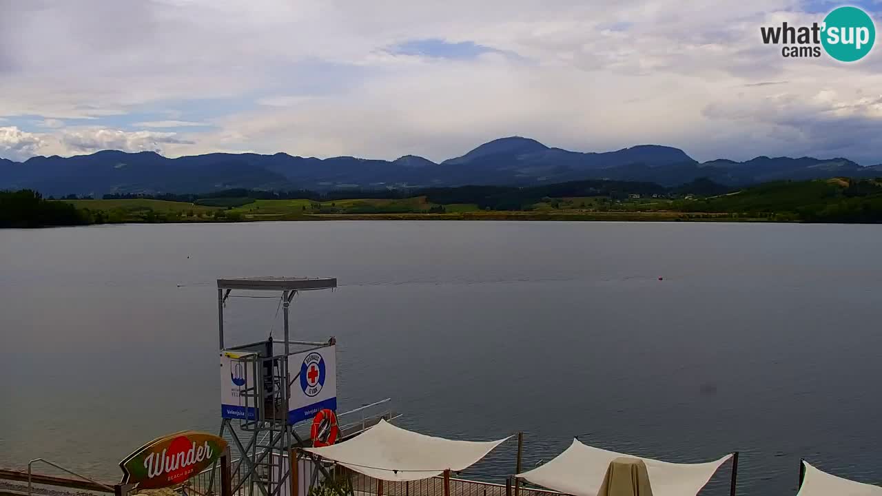 Webcam lac de Velenje – Vue en direct depuis Velenje Beach