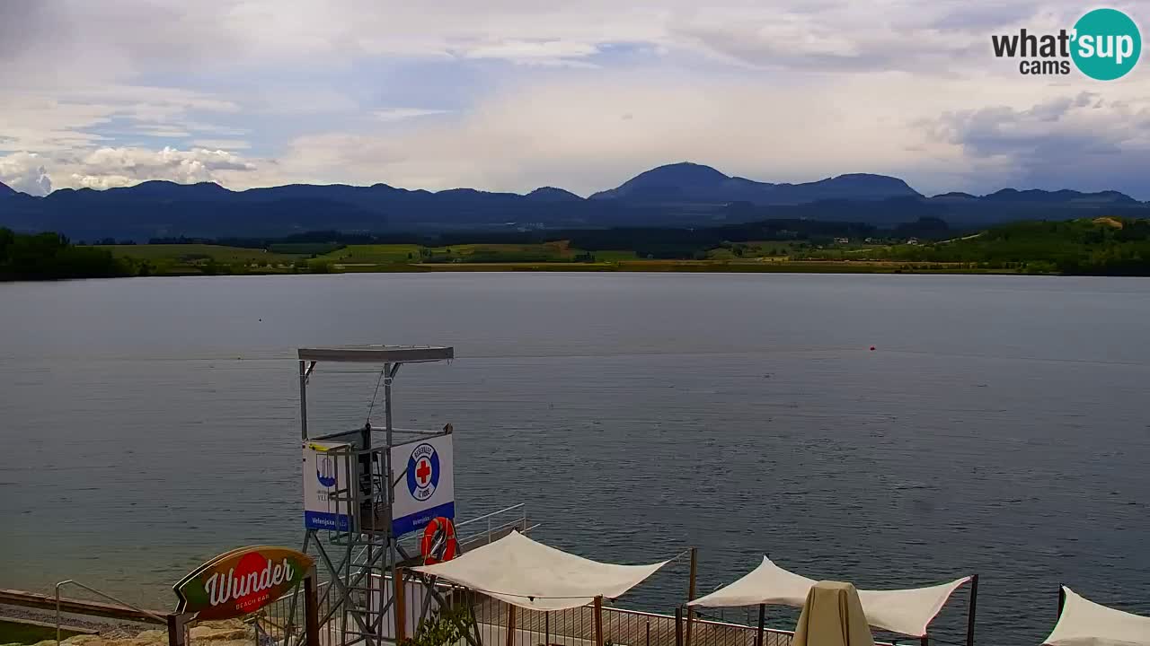 Webcam lac de Velenje – Vue en direct depuis Velenje Beach