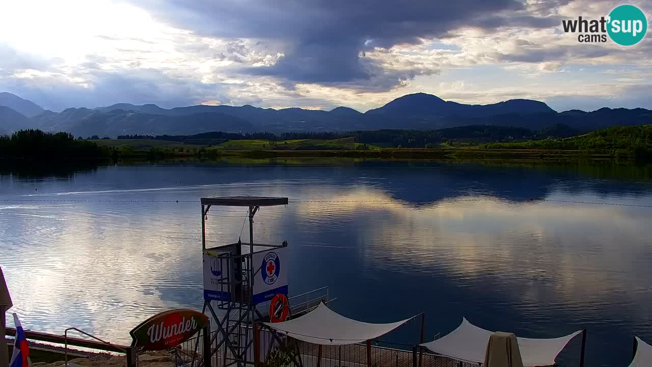 Webcam lago Velenje – Vista en directo desde Velenje Beach
