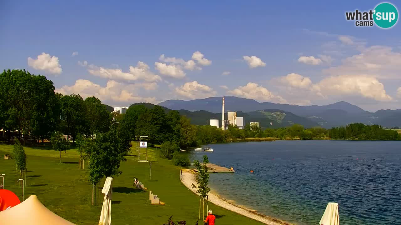 Webcam Lago di Velenje – Spiaggia di Velenje in diretta