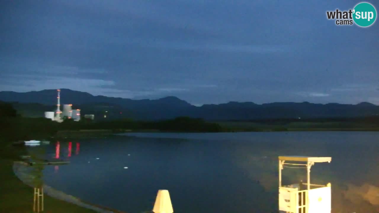 Webcam lago Velenje – Vista en directo desde Velenje Beach