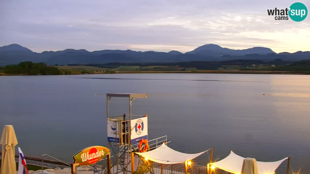 Webcam lac de Velenje – Vue en direct depuis Velenje Beach