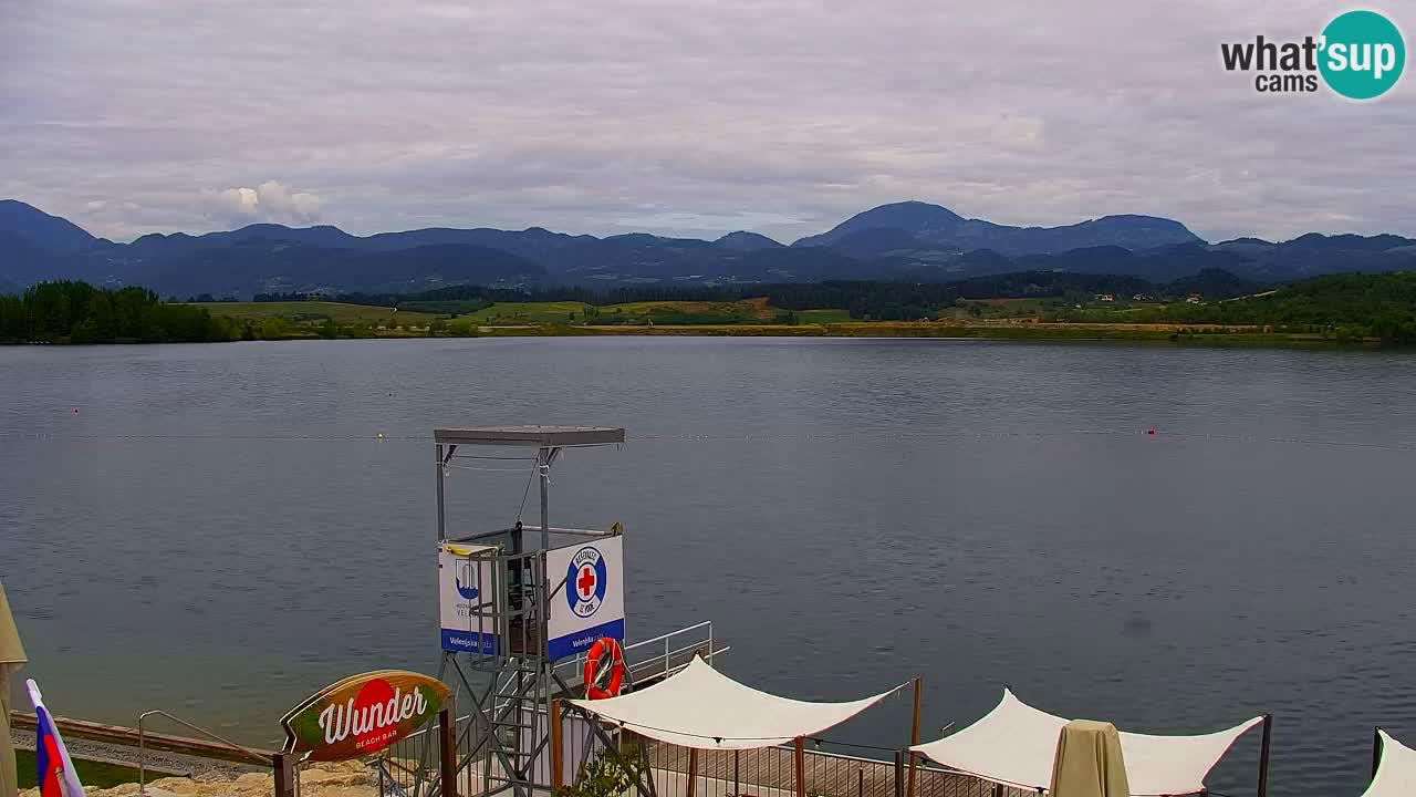 Webcam lago Velenje – Vista en directo desde Velenje Beach