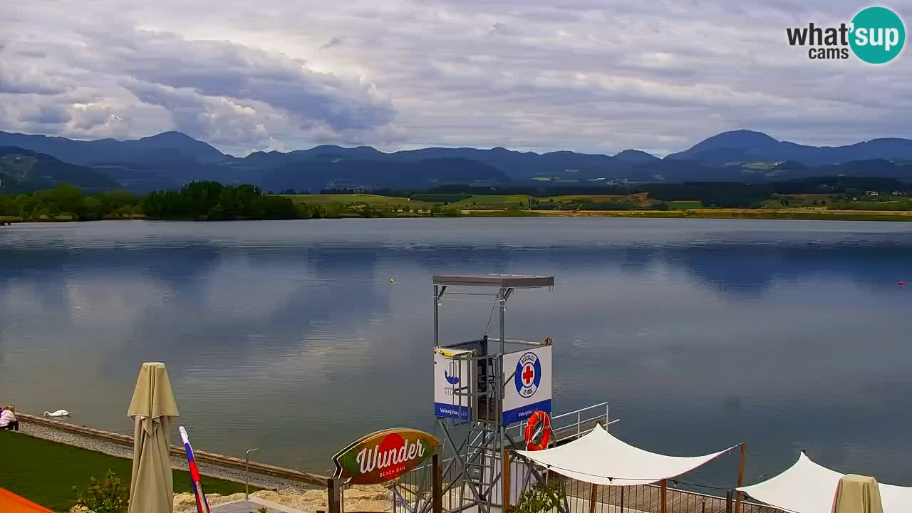 Webcam lac de Velenje – Vue en direct depuis Velenje Beach
