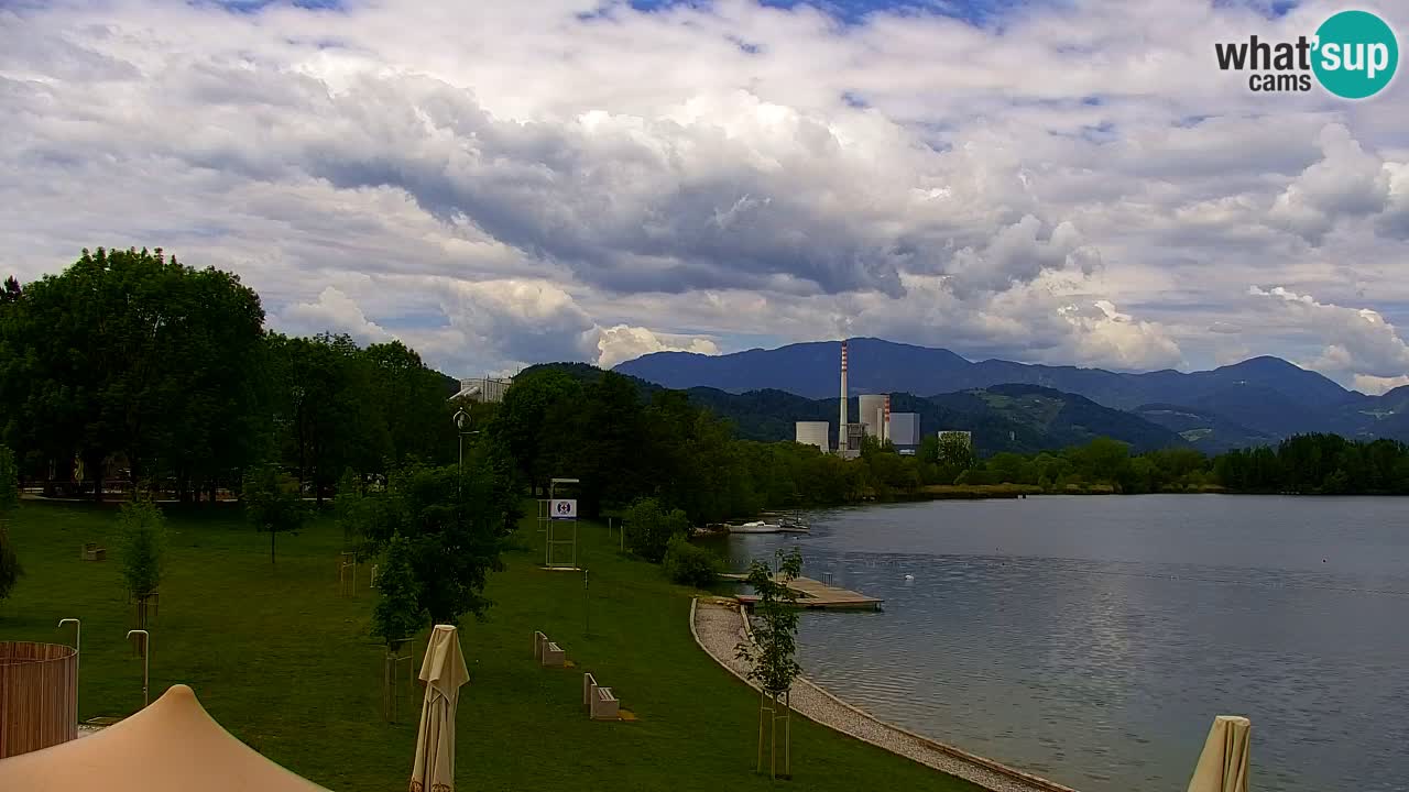 Web kamera Velenjsko jezero – Plaža Velenje uživo