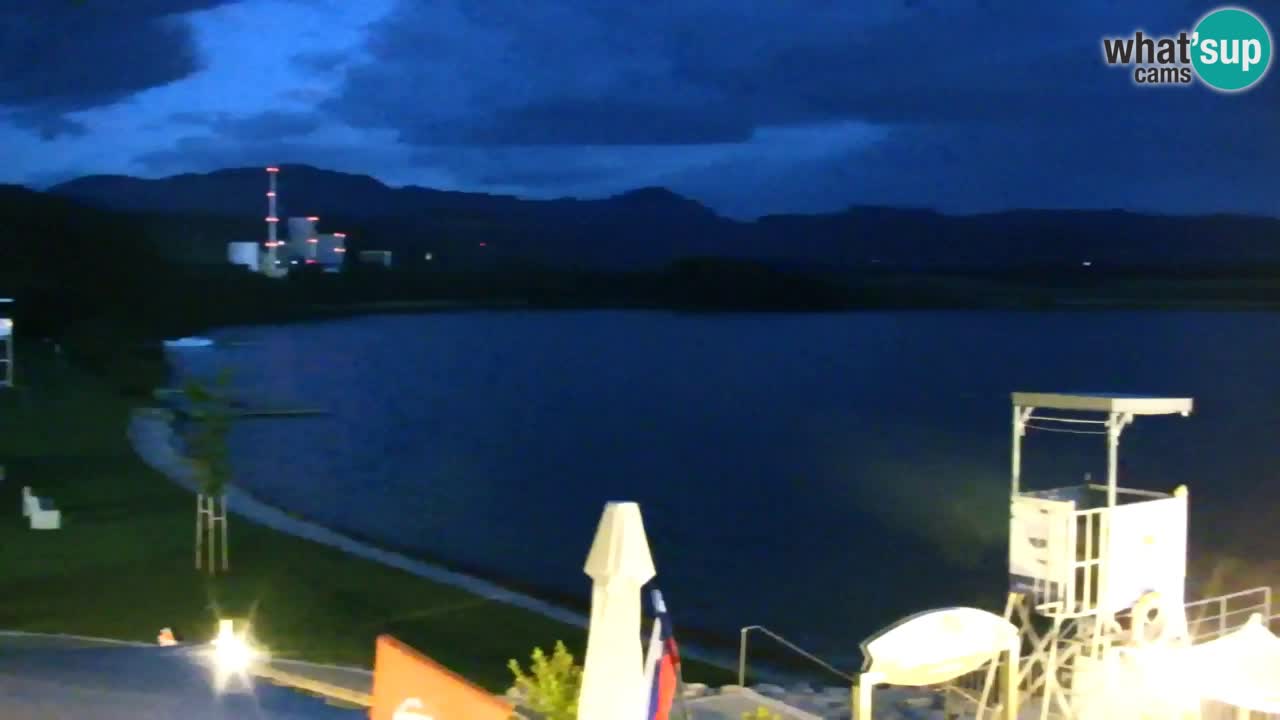 Webcam lago Velenje – Vista en directo desde Velenje Beach