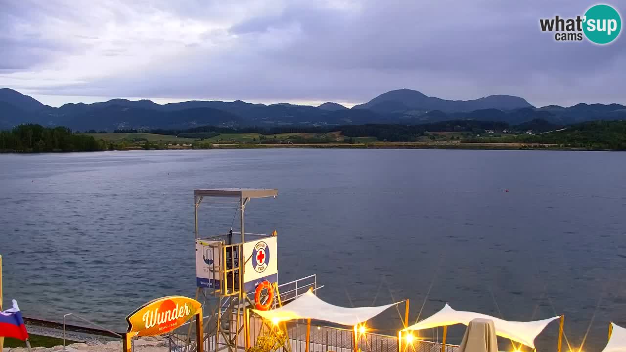 Webcam lago Velenje – Vista en directo desde Velenje Beach