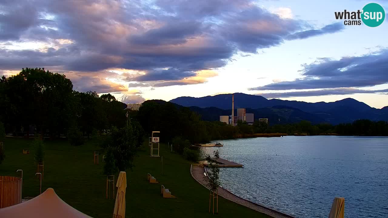 Webcam lac de Velenje – Vue en direct depuis Velenje Beach