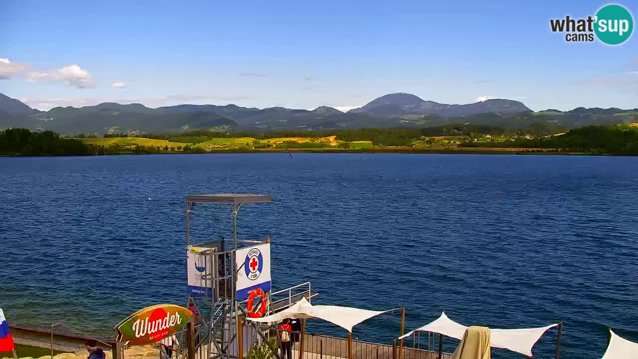 Webcam lac de Velenje – Vue en direct depuis Velenje Beach
