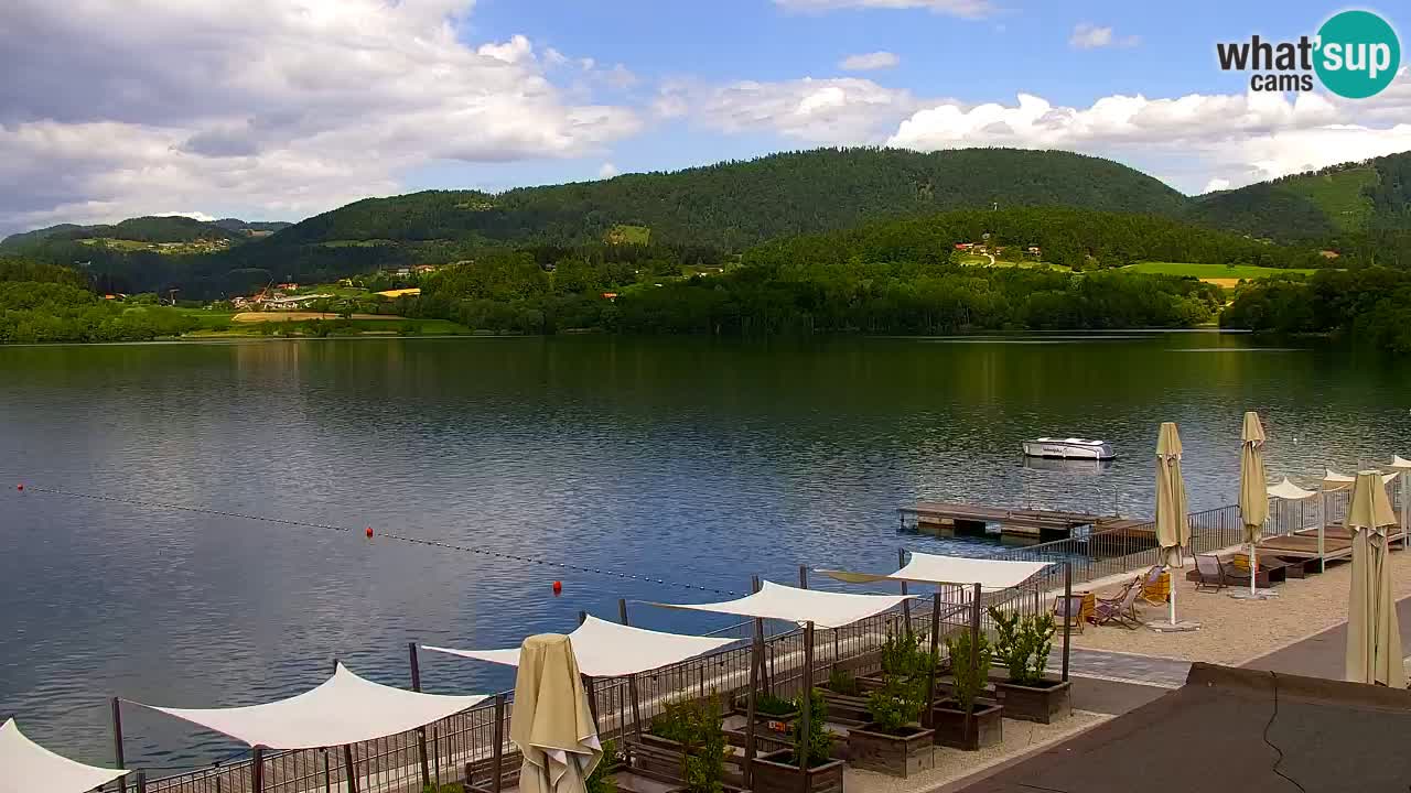 Webcam lago Velenje – Vista en directo desde Velenje Beach