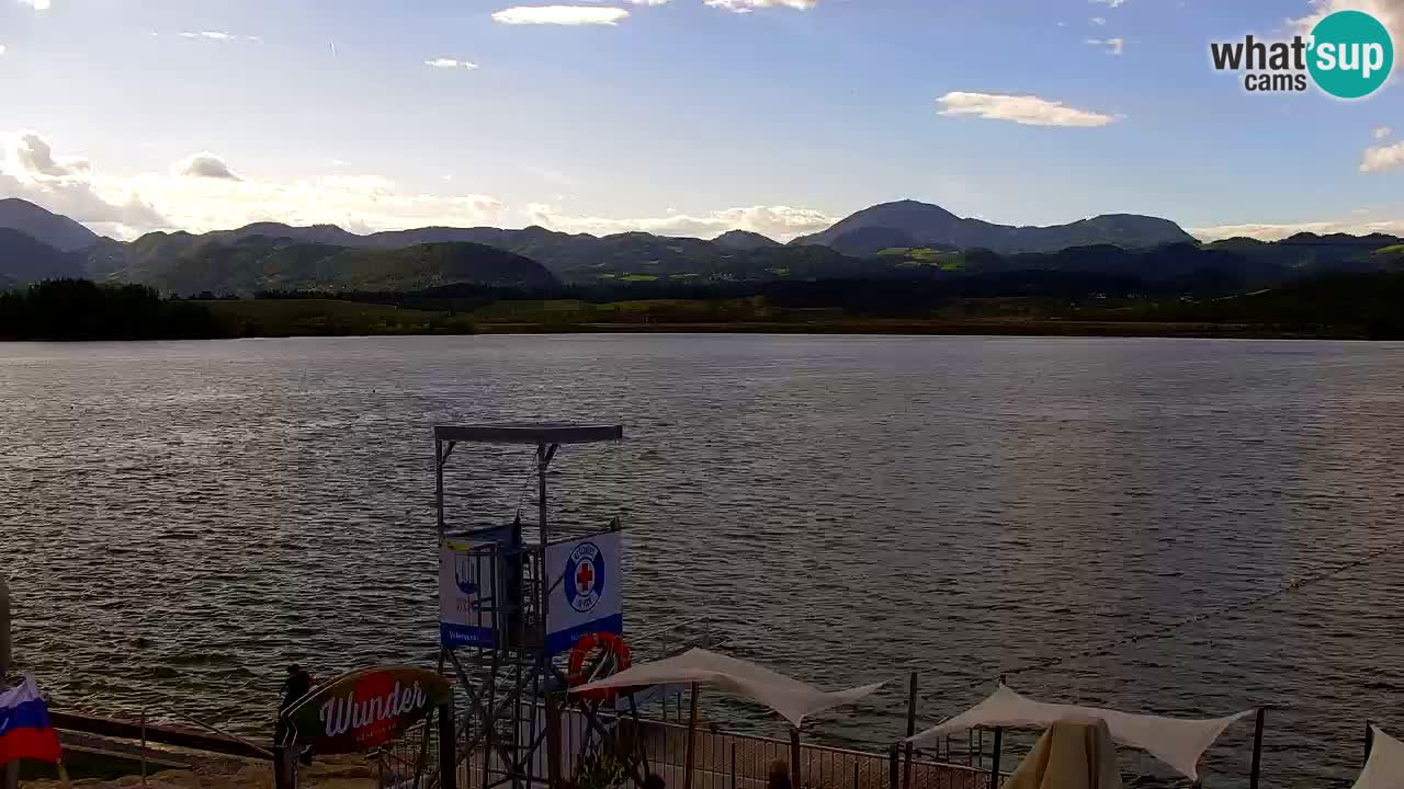 Webcam lago Velenje – Vista en directo desde Velenje Beach