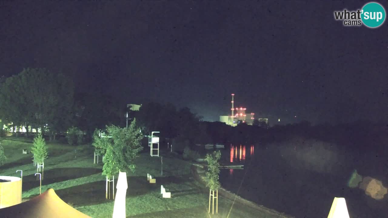 Webcam lago Velenje – Vista en directo desde Velenje Beach