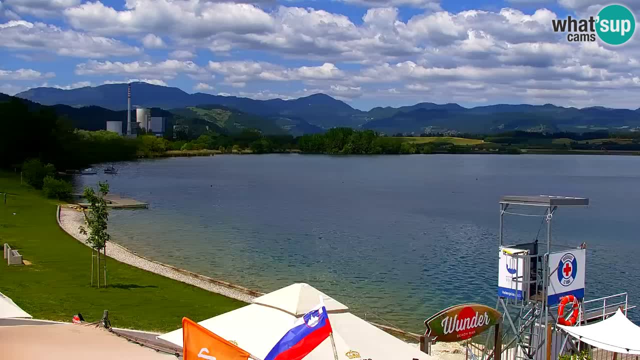 Webcam Lago di Velenje – Spiaggia di Velenje in diretta