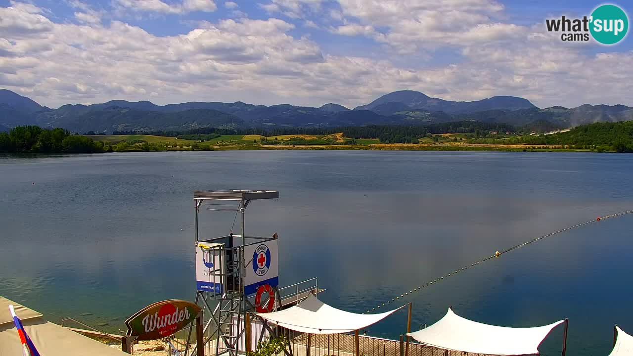 Web kamera Velenjsko jezero – Plaža Velenje uživo