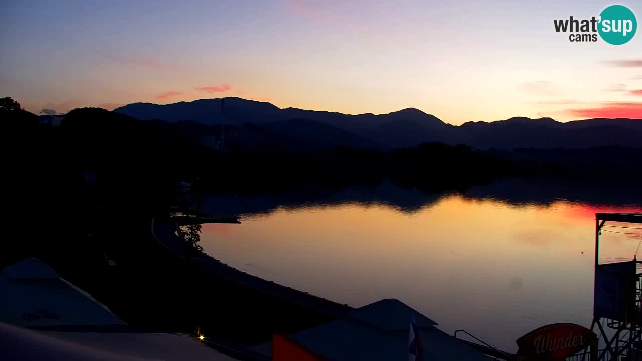 Webcam lago Velenje – Vista en directo desde Velenje Beach
