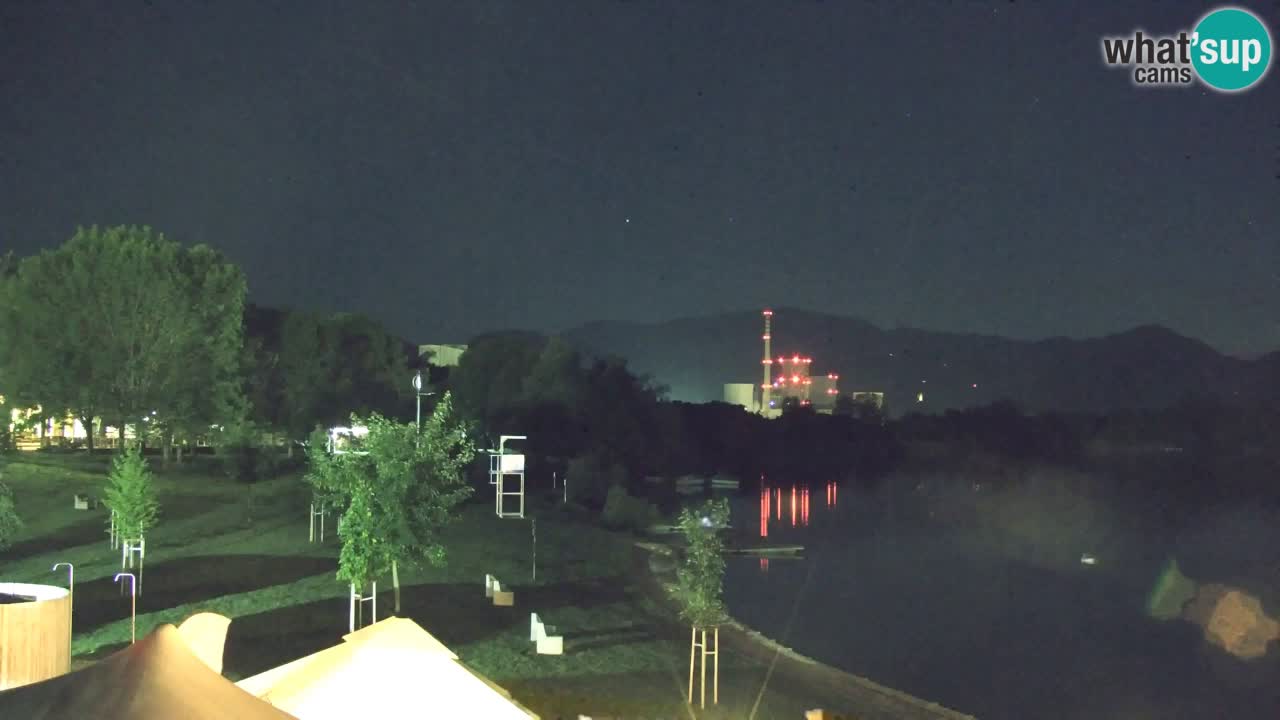 Webcam lago Velenje – Vista en directo desde Velenje Beach