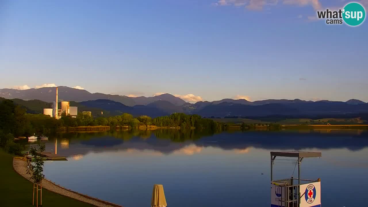 Webcam lago Velenje – Vista en directo desde Velenje Beach