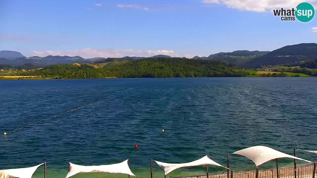 Web kamera Velenjsko jezero – Plaža Velenje uživo